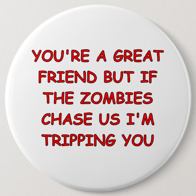 Zombie-Reise Button (Vorderseite)