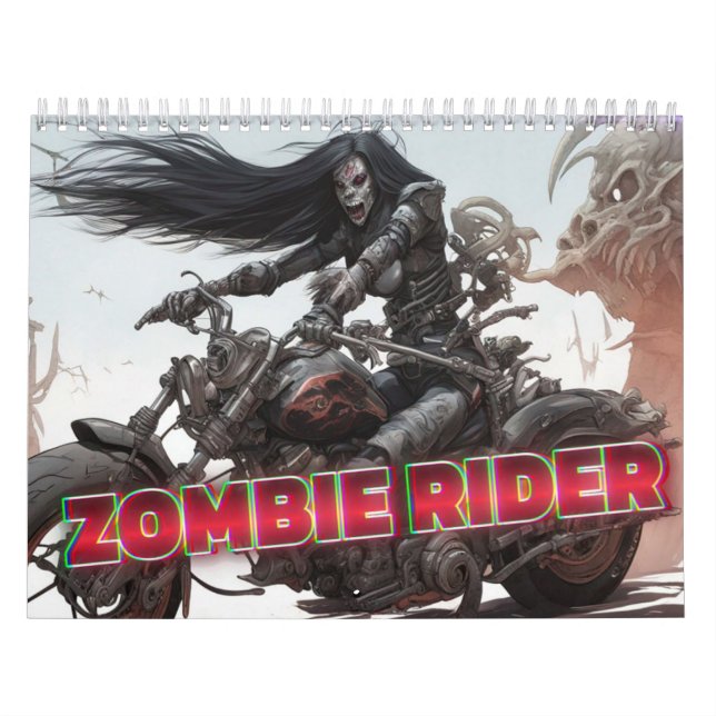 Zombie-Reiter-Kunstkalender Kalender (Titelbild)