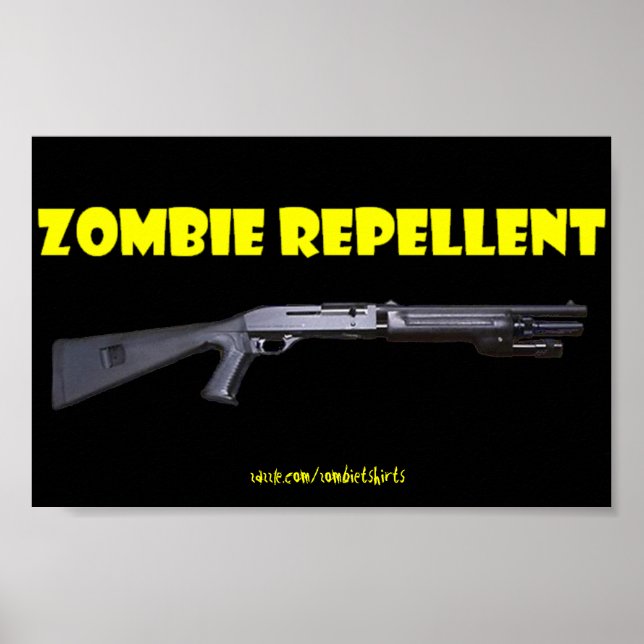 ZOMBIE REPELLENT POSTER (Vorne)