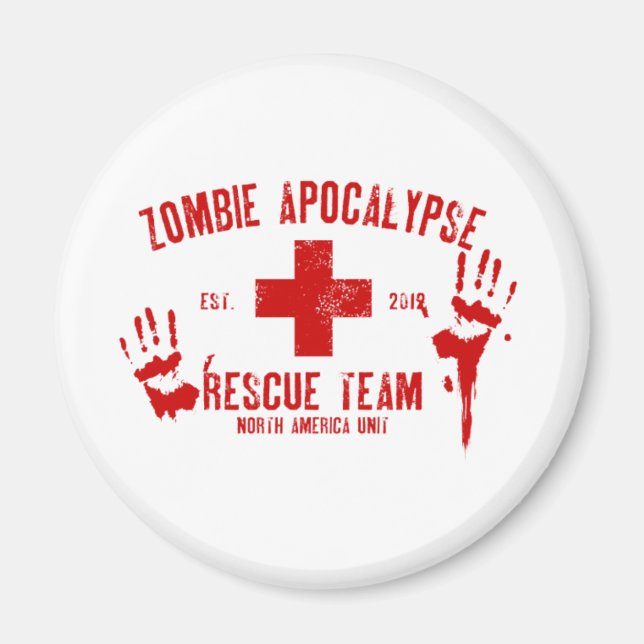 Zombie Rescue Team.png Magnet (Vorne)