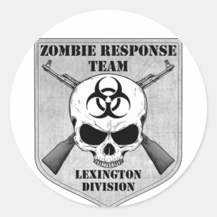 Zombie Response Team: Abteilung Lexington Runder Aufkleber