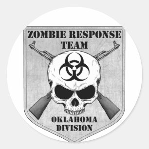 Zombie Response Team: Abteilung Oklahoma Runder Aufkleber