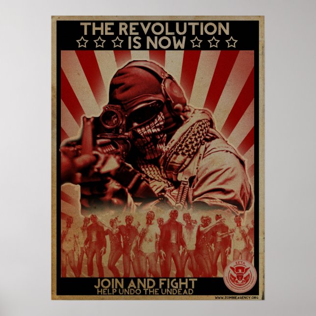 Zombie Revolution Poster - ZETA (Vorne)