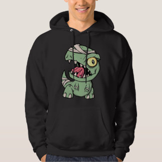 Zombie Rex Dinosaur Für Jungen Mumie Halloween Hoodie