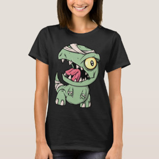 Zombie Rex Dinosaurier Für Jungen Mumie Halloween T-Shirt