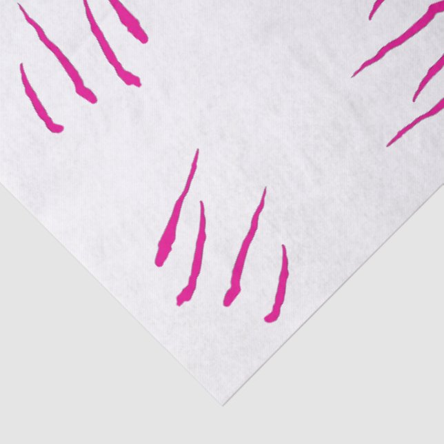 Zombie Rips Fun Funky Funny Seidenpapier (Ausschnitt)