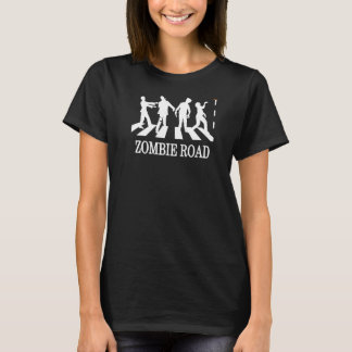 Zombie Road Rock Music Parody Halloween Beängstige T-Shirt