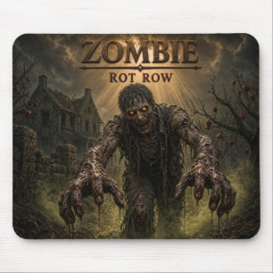 Zombie Rot Row Dark Realism Mousepad