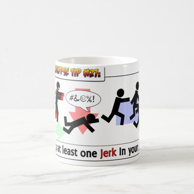 Zombie-Ruck-Reise-Tassen Tasse (Mittel)