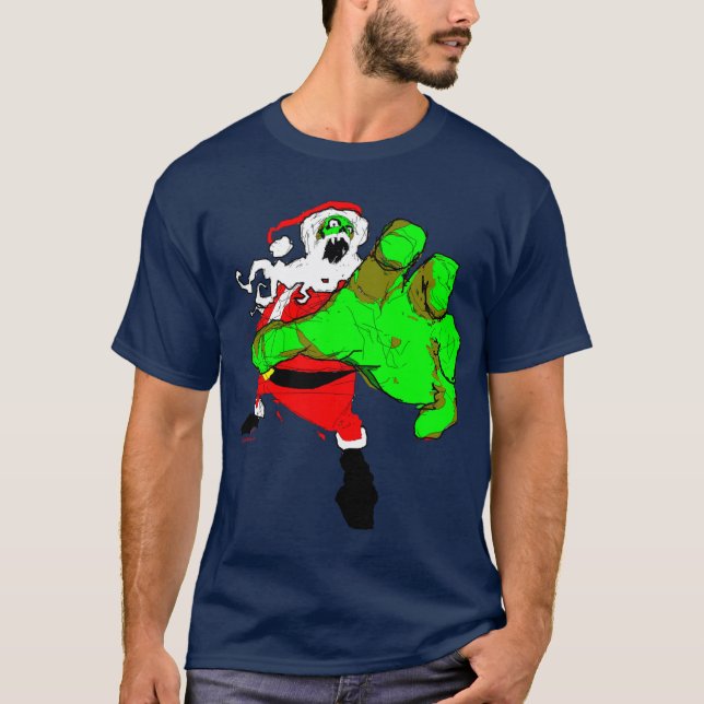 Zombie-Sankt-T - Shirt! T-Shirt (Vorderseite)