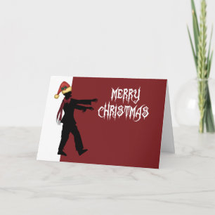 Zombie Santa Feiertagskarte