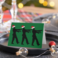 Zombie Santa Funny Green Weihnachts-Spaß