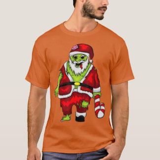 Zombie Santa I Xmas Halloween Monster Untot T-Shirt