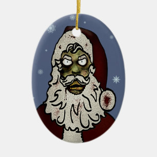 Zombie Santa Keramikornament