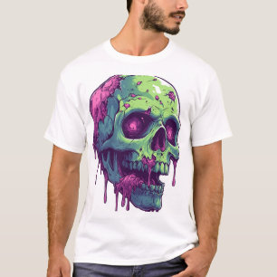 Zombie-Schädel-Apokalypse T-Shirt