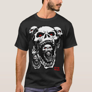 Zombie-Schädel-T - Shirt