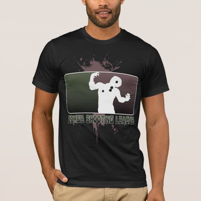 Zombie-Schießen-Liga-T - Shirt (Vorderseite)