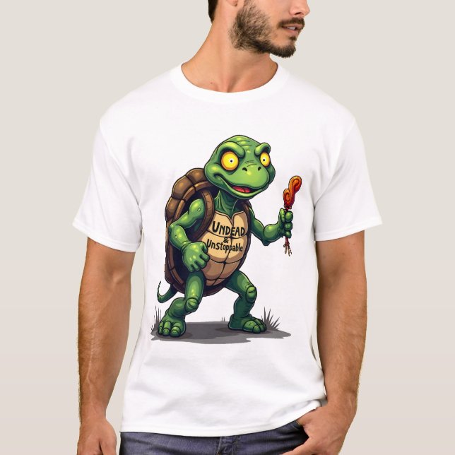 Zombie-Schildkröte T-Shirt (Vorderseite)