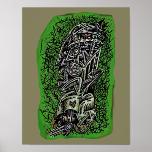 Zombie Sergeant, von Brian Benson, Poster