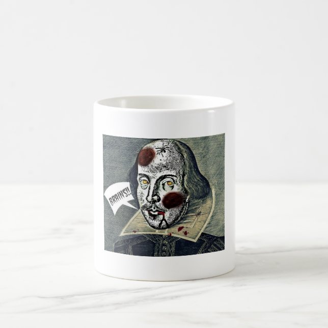 Zombie Shakespeare Kaffeetasse (Mittel)