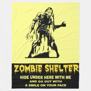 ZOMBIE-SHELTER FLEECEDECKE