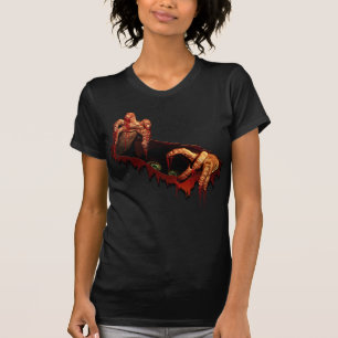 Zombie-Shirt Halloween-Kostüm Gruselige Oberteile T-Shirt