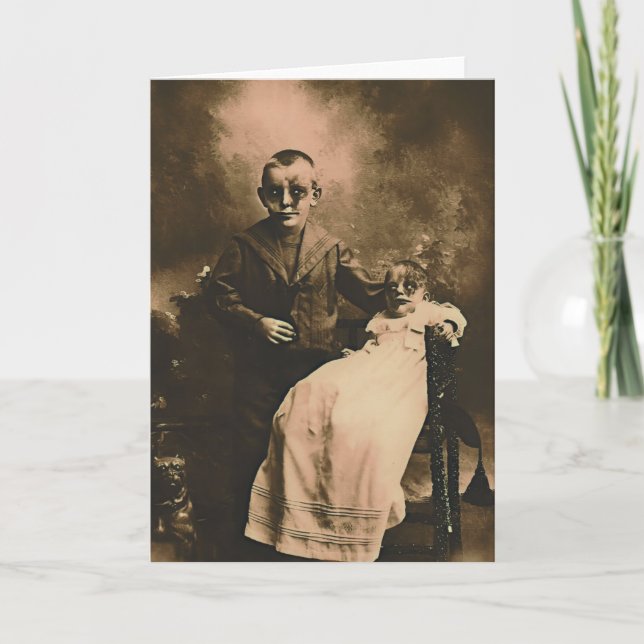 Zombie Siblings Karte (Vorderseite)