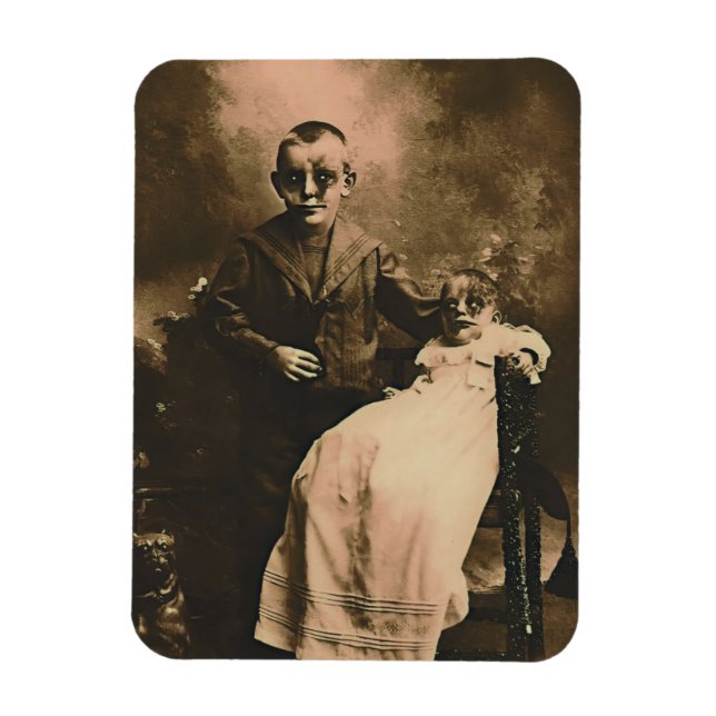 Zombie Siblings Magnet (Vertikal)