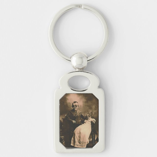 Zombie Siblings Schlüsselanhänger (Vorderseite)