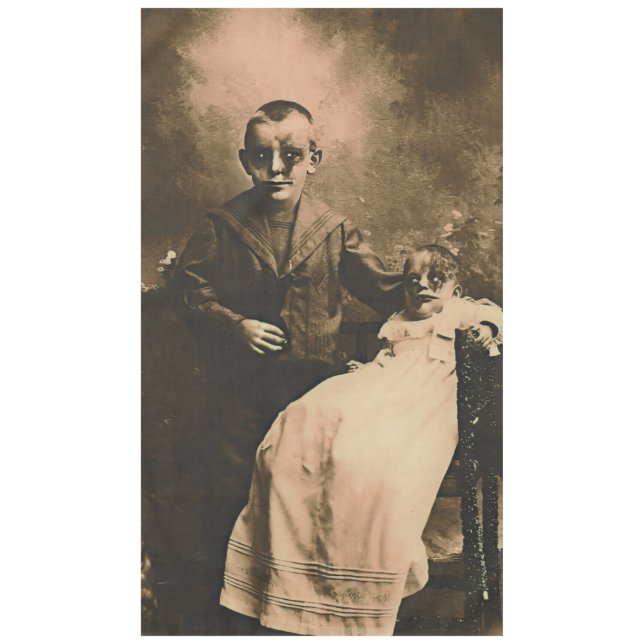 Zombie Siblings Tischdecke (Vorderseite)