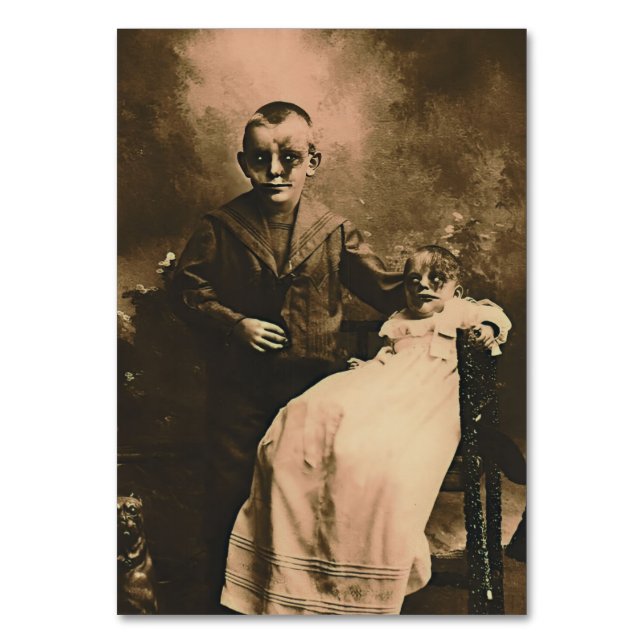 Zombie Siblings Tischnummer (Vorderseite)