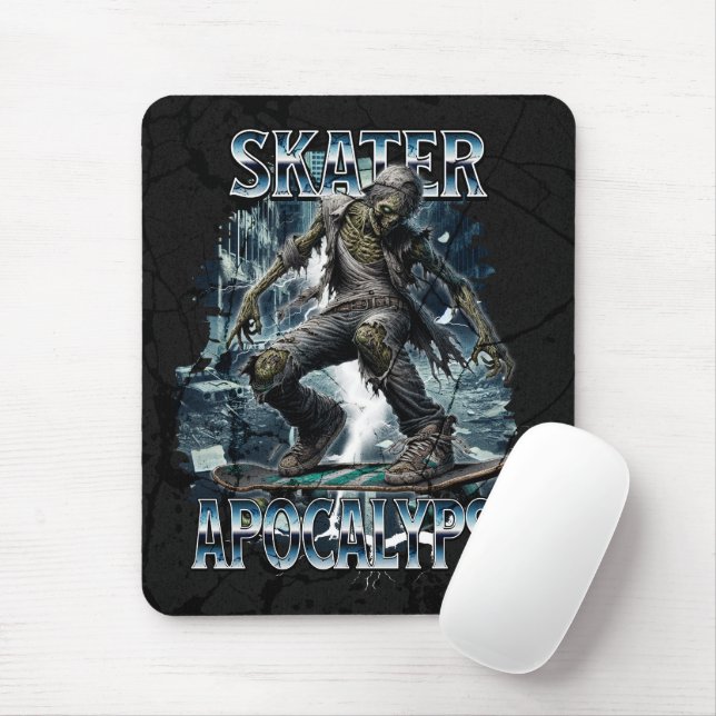 ZOMBIE-SKATER-APOKALYPSE MOUSEPAD (Mit Mouse)