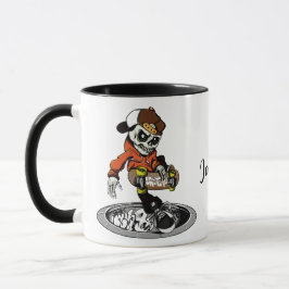 Zombie Skater individuelle Name Tasse