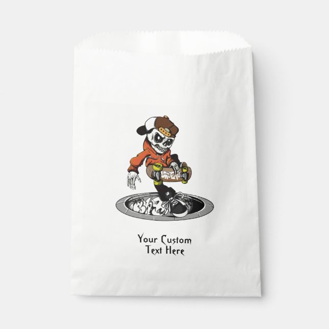 Zombie Skater Zolltariftexte begünstigen Taschen Geschenktütchen (Vorderseite)