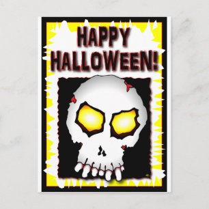 Zombie Skull Cards Postkarte