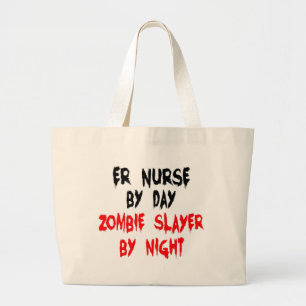 Zombie Slayer ER Nurse Jumbo Stoffbeutel