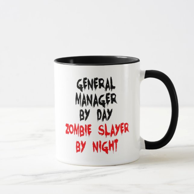 Zombie Slayer General Manager Tasse (Rechts)