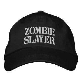 Zombie Slayer Hat Bestickte Kappe