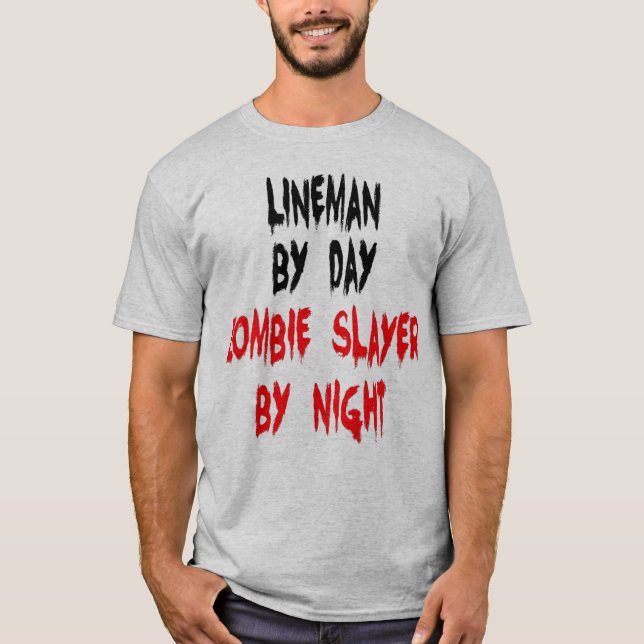 Zombie Slayer Lineman T-Shirt (Vorderseite)