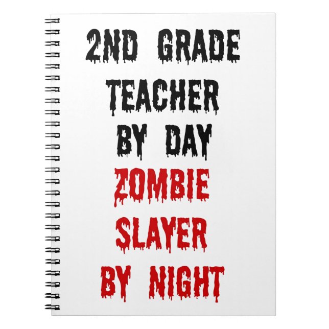 Zombie Slayer Notizblock (Vorderseite)