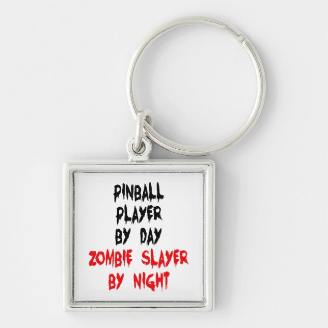 Zombie Slayer Pinball Player Schlüsselanhänger (Vorne)