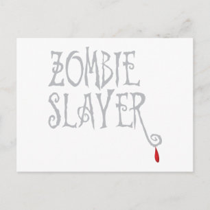 Zombie Slayer Postkarte