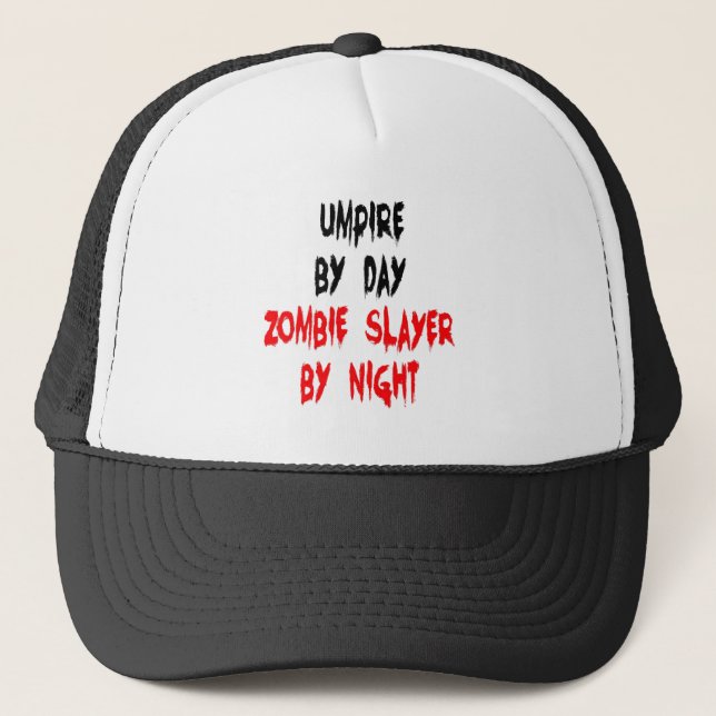 Zombie Slayer Umpire Truckerkappe (Vorderseite)