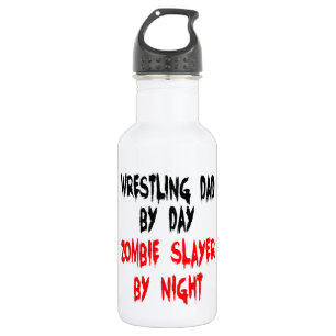 Zombie Slayer Wrestling Vater Edelstahlflasche