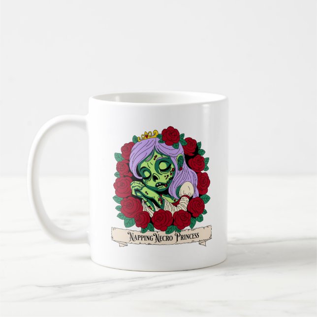 Zombie Sleeping Beauty Kaffeetasse (Links)