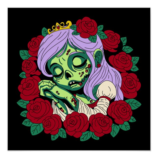 Zombie Sleeping Beauty Poster (Vorderseite)