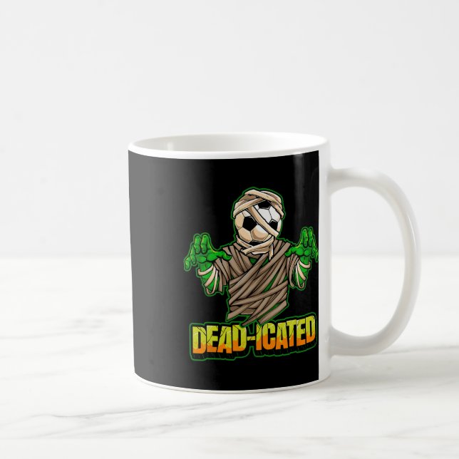 Zombie Soccer Player Scary Soccer Halloween  Kaffeetasse (Rechts)