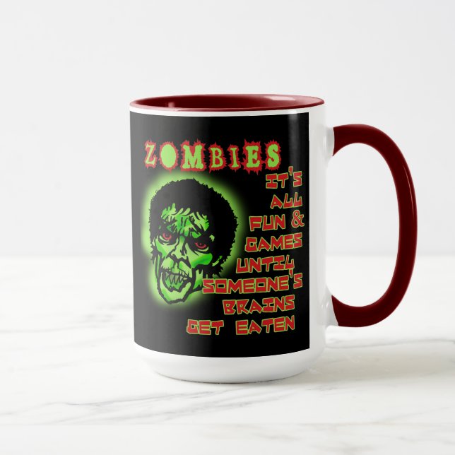 Zombie-Spaß Tasse (Rechts)