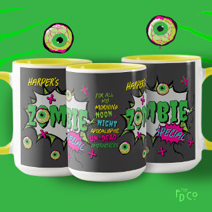 Zombie Spezial Gruselig Lustig Personalisiert Tasse