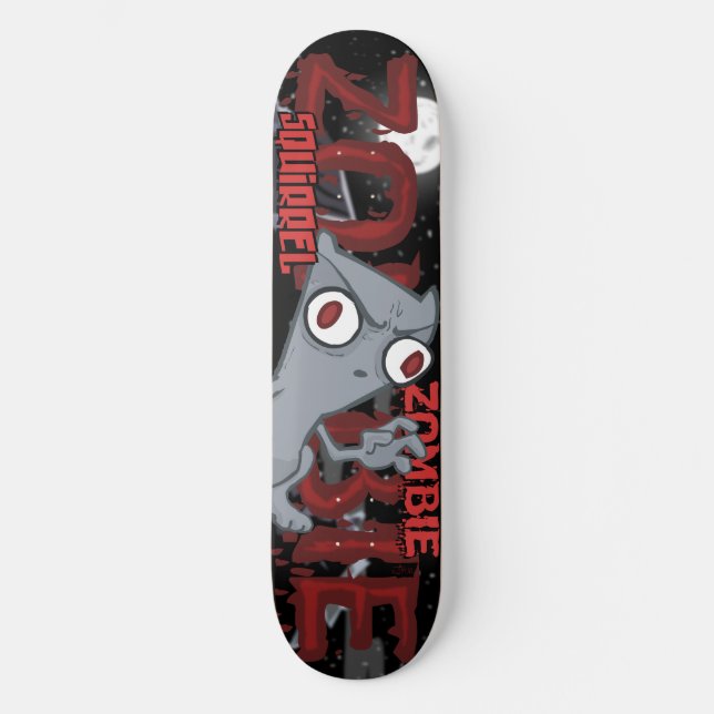 Zombie Squirrel Foamy Skateboard (Vorderseite)